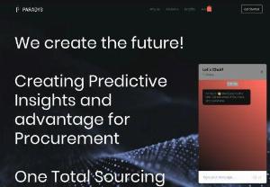 Paradys - One Total Sourcing Solution to create competitive advantage for Procurement.