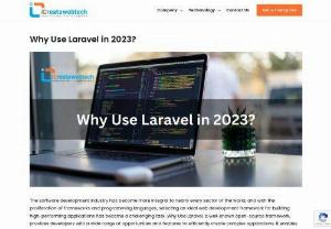 Why Use Laravel in 2023? - Why Use Laravel in 2023? Discover the benefits of choosing Laravel for efficient web development. Get started today!