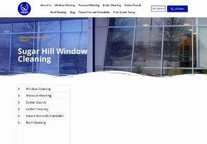 Sugar Hill Window Cleaning - Dependable Window Cleaning Pressure Washing Gutter Cleaning - Window Cleaning Outside we Brush and Rinse entire window area, removing loose soluble debris Inside we scrub Glass Squeegee away all solution 