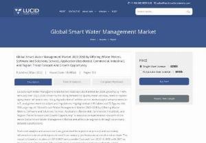 Smart Water Management Market - The Smart Water Management Market is witnessing rapid growth driven by technology integration in water systems. IoT sensors, data analytics, and automation optimize water distribution, reduce wastage, and enhance efficiency. This market addresses crucial global water challenges, offering sustainable solutions for urban and industrial water management.