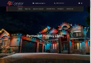 Permanent Holiday Lights - Looking for Permanent Led Christmas Lights? Canstar Offer Customizable Outdoor Holiday Lighting Solutions for Homes & Businesses in Edmonton.