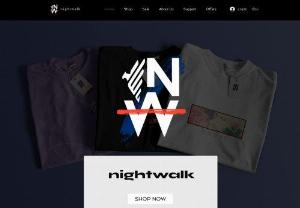 Nightwalk - We offer premium quality printed t-shirts following current fashion trends and global favourite designs in our catalogue filled with oversized tshirts, regular tshirts and other premium fashion products