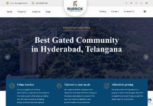 Best Builders in Hyderabad, Telangana - Rubrick Constructions is one of the leading builders in Hyderabad. We work with the vision to be a progressive developer that thrives on the commitment to add superior value, through Expertise, Designs & Services, in every project.  Rubrick Constructions strive for excellence in everything to bring urban lifestyle and sustainability together through architectural excellence.