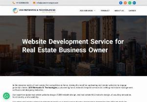 Website Development Service for Real Estate Business Owner  - Our team of proficient real estate website developers is dedicated to expanding your reach across various geographical locations while integrating efficient tools that save time for both prospective buyers and sellers. As a prominent real estate website development company, we excel at creating user-friendly navigation and site structures. These elements ensure that visitors can effortlessly locate the information they are seeking.  