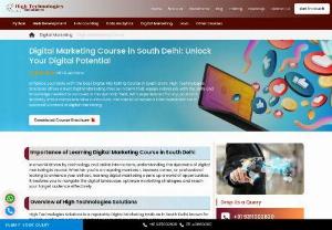 Best Digital Marketing Course In Delhi - Best Digital Marketing Coaching in Kalkaji Delhi at High Technologies Solutions (HTS) offers a pathway to acquiring in-demand skills and knowledge required for success in the dynamic field of Digital Marketing. By enrolling in a High Technologies Solutions Institute that covers essential topics such as SEO, social media marketing, PPC advertising, content marketing, analytics, mobile marketing, and e-commerce marketing, you can gain a competitive edge and unlock your online success.