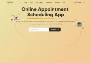Calday - Online Appointment Scheduling App - Our Scheduling App is the ultimate solution for anyone who wants to streamline their scheduling process and avoid conflicts. With our powerful features and user-friendly interface, you can easily manage your appointments, meetings, and tasks all in one place.