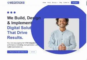 Screenshot of Megatask Web - Dynamic Web Development Company