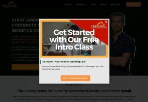 The Leading Online Resource for Government Construction Professionals - Are you seeing to take your government construction career to the upper next level? At Federal Construction University, we specialize in helping people like you find, bid, and win government construction contracts.  Construction Courses Construction Coaching