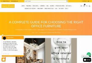 A complete guide for choosing the right office furniture - Navigate the world of office furniture confidently with this comprehensive guide. Elevate productivity and comfort in your workspace. #OfficeFurnitureGuide #WorkspaceSolutions #ProductivityBoost 