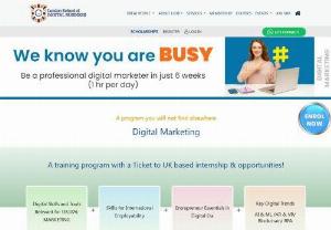 A training program to become a professional digital marketer - Learn how to be a professional digital marketer and build a global career in digital marketing with the help of our global brand.