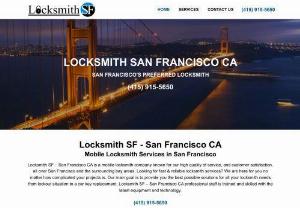 24 Hour Locksmith san Francisco - Always On Call - Locksmith SF - San Francisco CA your local mobile locksmith company known for fast and reliable service all over San Francisco and the surrounding Bay Area. We provide emergency, residential, commercial and automotive locksmith services, as well as expert safe unlock services.