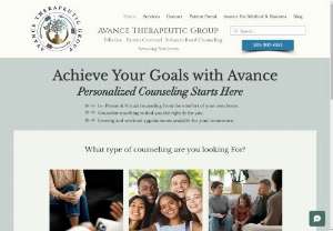 Avance Therapeutic Group - Personalized therapy in New Jersey, in-person and online  therapy. Therapy made safe, convenient, & simple.  Professional therapist make it getting mental health support easy.  Therapist near me.