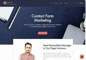 Screenshot of Contact Form Lead Generation