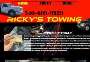 Rickys Towing LLC - Ricky's Towing, your trusted partner for reliable and efficient towing services for all of Stafford and surrounding areas! At Ricky's, we understand that unexpected breakdowns and road mishaps can happen when you least expect them, leaving you stranded and stressed. That's where our team of skilled professionals comes to the rescue. With years of experience and state-of-the-art equipment, we are dedicated to providing top-notch towing solutions, ensuring your...