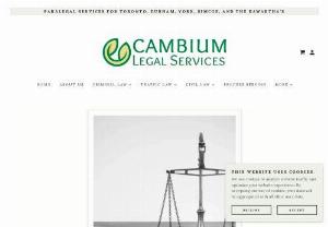 Cambium Legal Services - Offering services in criminal, traffic, and small claims law.