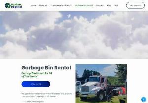 Garbage Disposal Bin Rental | Garbutt Disposal - Get the best prices on garbage bin rentals for all your needs in Minden, Haliburton, and Kawartha Lakes. Residential, commercial, and construction options are available.