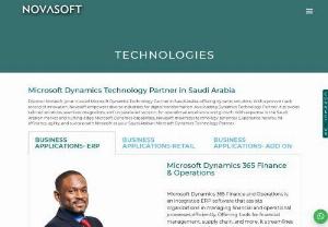 Microsoft Dynamics Technology Partner - Saudi Arabia - Novasoft - Discover Novasoft, your trusted Microsoft Dynamics Technology Partner in Saudi Arabia, offering dynamic solutions. With a proven track record of innovation, Novasoft empowers diverse industries for digital transformation. As a leading Dynamics Technology Partner, it provides tailored solutions, seamless integrations, and unparalleled support for operational excellence and growth. With expertise in the Saudi Arabian market and cutting-edge Microsoft Dynamics capabilities.