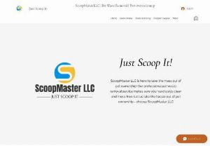 ScoopMaster LLC - ScoopMaster LLC is a pet waste removal service which also offers post-event cleanups. We offer a subscription based plan that makes sure your yard stays pet waste free. A crew member makes weekly stops at your location and rids your yard of pet waste. We also include two free WysiWash yard treatments per month with every subscription.