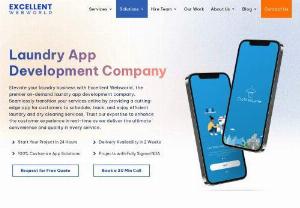 Laundry App Development Company - Excellent Webworld is a leading on-demand laundry app development company that provides digital solutions to streamline laundry operations. 