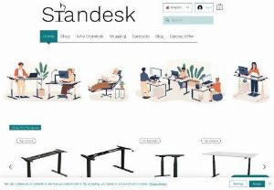 Standesk LLC - Standesk offers top quality height adjustable desk frames, office desks and accessories for Your best working set up