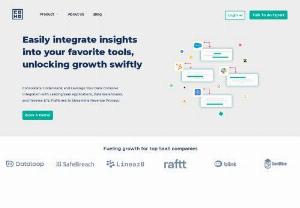 Product Integrations for Efficiency - Easily integrate insights into your favorite tools, unlocking growth swiftly Book a Demo Consolidate, Understand, and Leverage Your Data