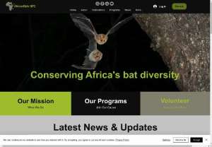 AfricanBats NPC - The mission of AfricanBats NPC is the conservation of African bats and its associated biodiversity. Through the development and implementation of a functioning, integrated program for education, capacity building, monitoring and management for the conservation of bat populations in Africa.