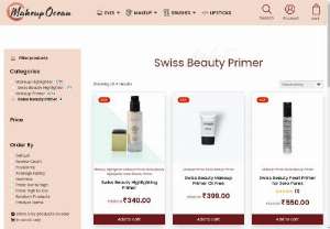 Swiss Beauty Primer India - Do you want to create a perfect base for your makeup? Explore some high-quality Swiss makeup primers to create a flawless base and protect your makeup from creasing and smudging. We have an extensive range of popular Swiss beauty primers available at a very reasonable price—some exciting products with mind-blowing prices waiting for you.