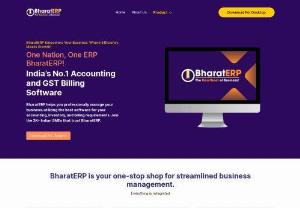 BharatERP : The HeartBeat of Business | Accounting Software | Billing Software - BharatERP Empowers Your Business: Where Efficiency Meets Growth! One Nation, One ERP! BharatERP Billing and accounting software! BharatERP help you professionally manage your business. Utilising the best software for your accounting, inventory, and billing requirements. Join the 3K+ Indian SMEs who trust BharatERP.