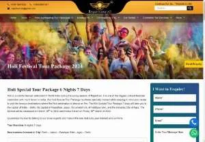 Screenshot of Holi Festival Tour Package