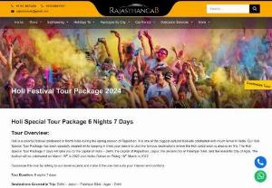 holi festival tour package - Holi Festival Tour Packages for 7 days and 6 nights will take you to the capital of India &ndash; Delhi, the capital of Rajasthan, Jaipur, the ancient city of Fatehpur Sikri, Agra.