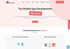 Mobile App Development Company in India, USA - Arccus is the best Mobile App Development Company in India, USA. We offer cutting-edge application development services. 