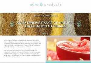 Aura Products Ltd - Aura Products is a well-established company based in the North West of England, supplying an extensive portfolio of Natural Exfoliation Materials. These materials are sourced from all around the World and their customers incorporate them into a wide variety of products within industrial and cosmetic products.  These products can include hand soaps, plus face, body, and foot scrubs for exfoliation.