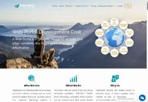 Screenshot of Web Portal Development Cost