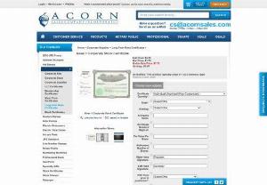 Goes 1 Corporate Stock Certificate | Acorn Sales		 - Stock certificates serve as official documents representing an individual&#039;s financial interest in a corporation or business.