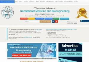 Translational Medicine Conference | Bioengineering | Madrid | Spain | 2023 - Translational Medicine unequivocally respects all of the individuals over the globe from driving colleges, research foundations, expressive associations and all interested to allocate their assessment experiences in 7th International Conference on Translational Medicine and Bioengineering on October 10-11, 2023 in Madrid, Spain.