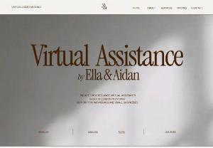 VA by EA - Hi there! We’re Ella and Aidan, two London based free lance Virtual Assistants who focus on supporting individuals or small business owners through our Admin and Creative services.  For a brief overview of those services, have a look below or click the link for a more in depth breakdown!