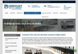 Stainless Steel Gate Wheel Manufacturers in India - We are manufacturers, suppliers and exporters of high quality stainless steel gate wheel, railing gate wheel, door wheel, gate roller wheel in Mumbai, India.