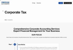 Get Our Corporate Accounting Services to Gain Financial Success - Utilize our trustworthy corporate accounting services to foster economic prosperity and stability. To help your business succeed, our team of seasoned accountants offers specialized financial solutions, tax planning knowledge, and compliance expertise.