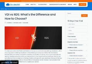 VDI vs RDS: What’s the Difference and How to Choose? - In this article, we did an in depth study of both Virtual Desktop Infrastructure (VDI) and Remote Desktop Service (RDS). Considering all the points in mind both the servers are qualified at their own pace. The best solution is that as a business owner you must do your own research before making the decision. Choosing a server should be based on your requirements. As per what suits your business and budget, you can make a decision.