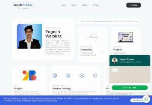 Yogesh Walokar | Web Developer and Designer - Welcome to the website of Yogesh Walokar, a skilled web developer and designer. Explore my portfolio, blog, and services to discover how I can help you create engaging and functional web experiences.