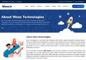 About Weox Technologies Coimbatore, India | +91 8428293458 - About Weox Technologies is a digital marketing company based in Coimbatore, we offer SEO, PPC, SSM, SEM, SMO, and more to help businesses achieve their goals. Weox Technologies, is the top-notch digital marketing agency in Coimbatore India comprises a team of internet marketing enthusiasts who love the challenge of using digital marketing as the means to stimulate increase growth hacking to boost your business or service.