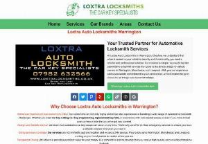 Loxtra Auto Locksmiths - Auto locksmith services in Warrington spare and lost car key replacements