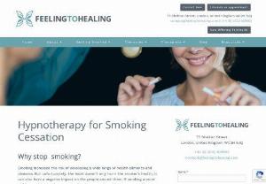 Hypnotherapy for Smoking Cessation Online - Feeling Healing Therapy provides smoke cessation in England. Call for help with hypnotherapy, behaviour, diseases and more.