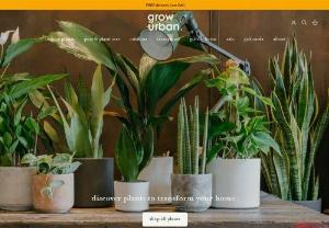 grow urban - grow urban sells beautiful indoor plants and gifts from their plant shops in Edinburgh and online. Discover plants to transform your home.