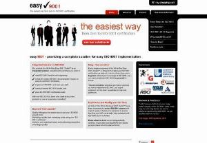 Easy ISO 9001 Toolkit - We realized over the years that many companies take the wrong approach to ISO 9001 implementation – an approach against their own business interest! Helping companies take the best approach to ISO 9001 implementation was our motivation in developing easy9001.com - the easiest way from zero to ISO 9001 certification.