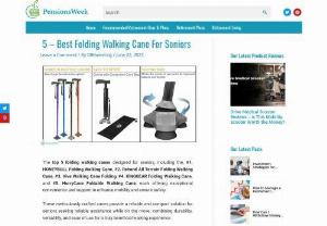 Best Folding Walking Cane For Seniors - The top 5 folding walking canes designed for seniors, including the, #1. HONEYBULL Folding Walking Cane, #2. Rehand All Terrain Folding Walking Cane, #3. Vive Walking Cane Folding, #4. KINGGEAR Folding Walking Cane, and #5. HurryCane Foldable Walking Cane, each offering exceptional convenience and support to enhance mobility and ensure safety.