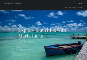 Maria Carter's Mauritius Tours - I’m Maria, an experienced Tour Guide in Mauritius and I will make your vacation unforgettable! I offer private and group tours, amazing experiences along the island, same as on water and in the air:  —Swimming with Whales/Dolphins and  Whale/Dolphin watching — Marlin and regular fishing   — Surfing  — Yacht and Catamaran trips to the small islands  with a stop by the blue lagoon, where you can enjoy snorkeling and viewing sea creatures....