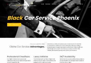 Cliche: Black Car Service Phoenix | PHX Airport Transfers - Need a black car service in Arizona? Cliche Car Service can take you to the airport, a wedding, or a corporate event.
