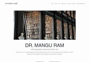 Dr Mangu Ram - Welcome to Dr Mangu Ram's virtual realm, where knowledge and inspiration converge Explore the profound expertise and transformative insights that shape educational excellence Join us in navigating a world of wisdom, guided by Dr Mangu Ram's unwavering commitment to empowering minds.