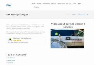 Mobile Car Detailing and Wash in Surrey, BC - We provide Mobile car detailing, mold removal, and other auto detailing services including complete interior and exterior services including commercial trucks and fleets in the Surrey area.